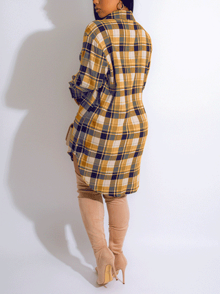Harper long sleeve Shirt Dress