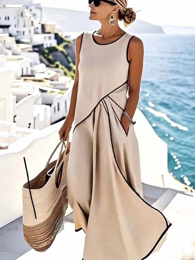 Maisy™ - Elegant Ermeløst Kjole