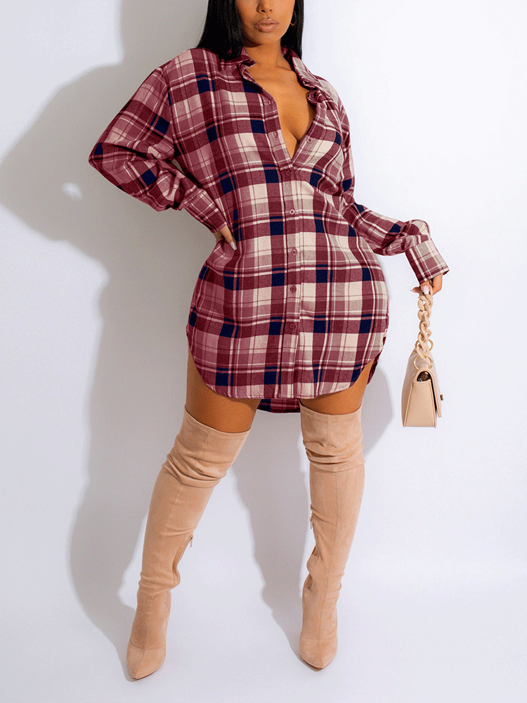 Harper long sleeve Shirt Dress