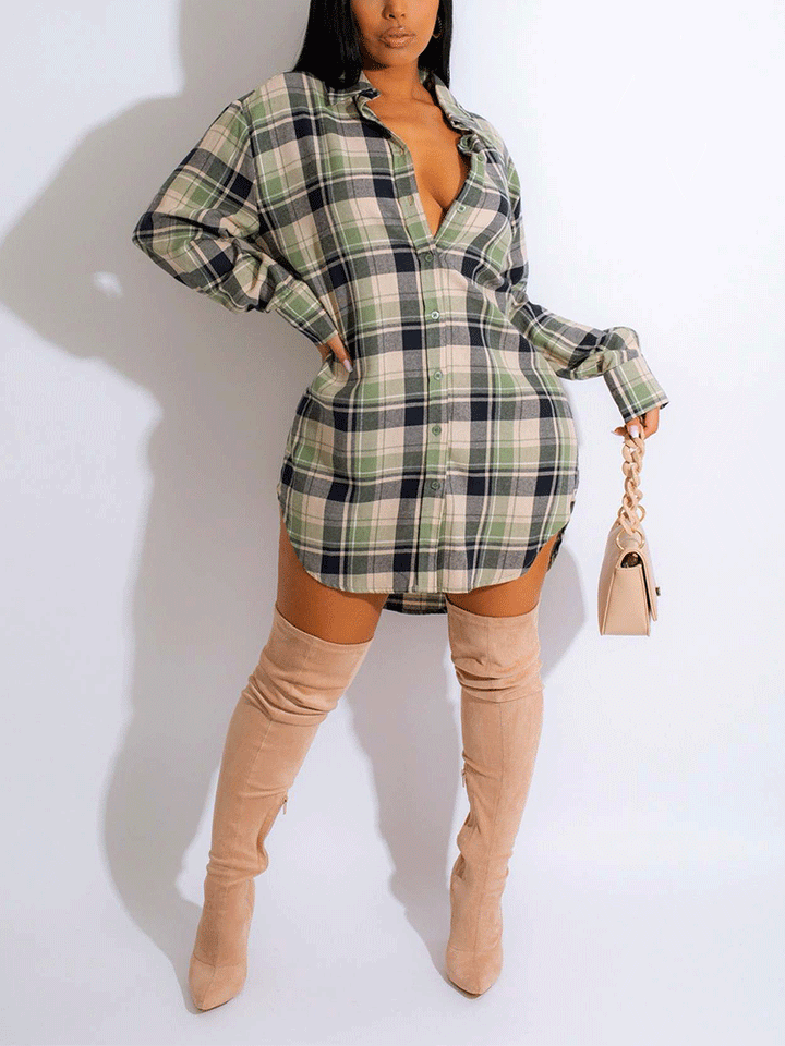 Harper long sleeve Shirt Dress