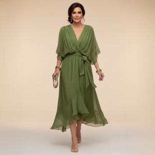Elise – Elegant Chiffonkjole