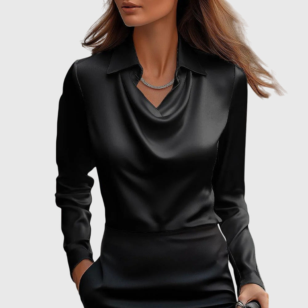 Zoe | Elegant Satinbluse