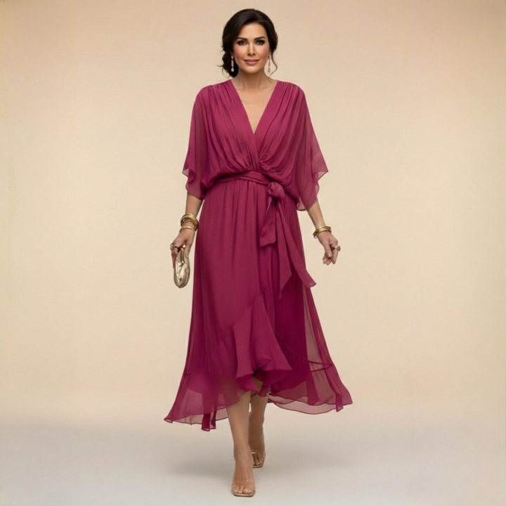 Elise – Elegant Chiffonkjole