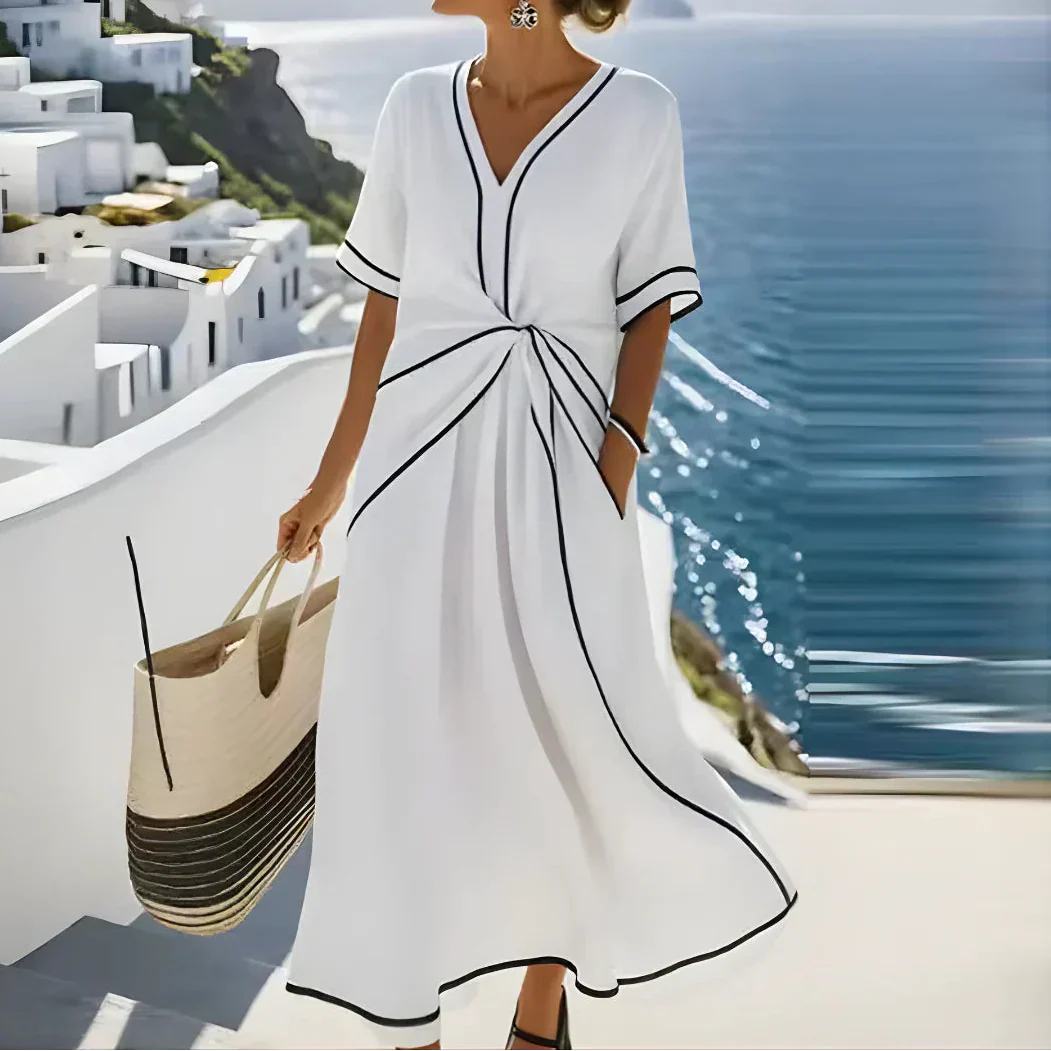 Moria™ - Elegant kjole med flatterende midje og festlig stil