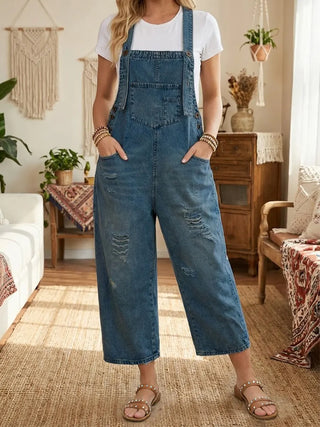 Freja – Vintage Denim Hagebukse