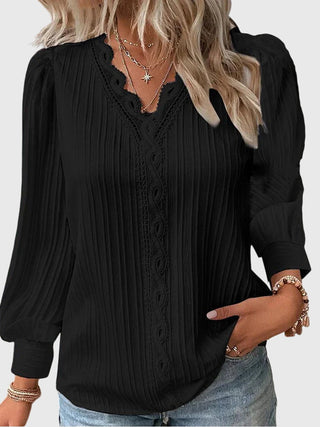 Andrea | Elegant Pullover Bluse