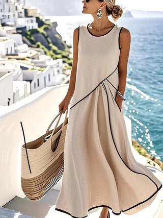 Maisy™ - Elegant Ermeløst Kjole