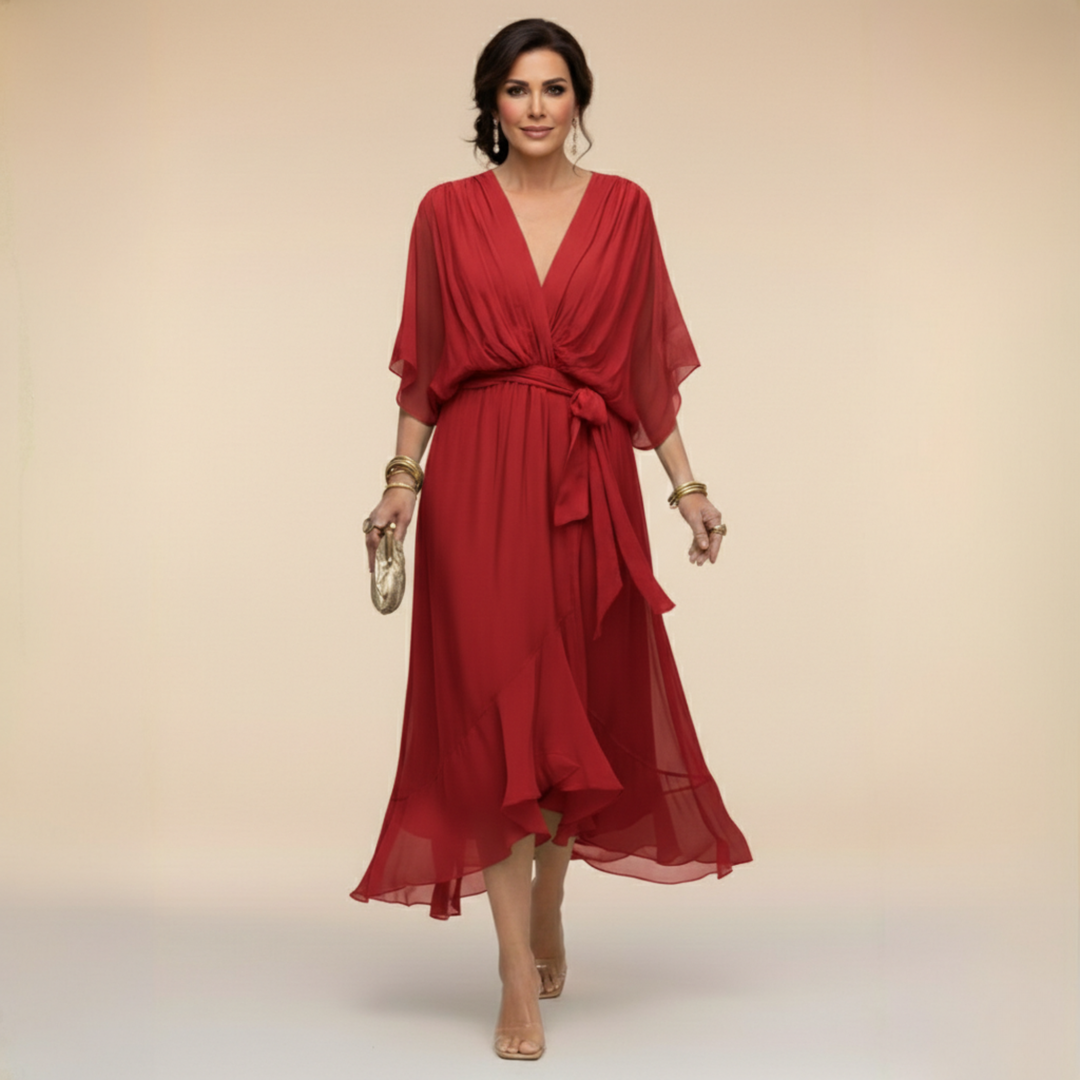 Elise – Elegant Chiffonkjole