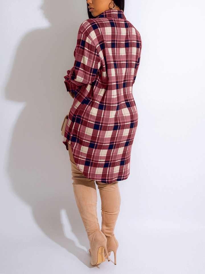 Harper long sleeve Shirt Dress