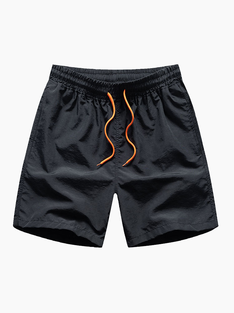 Geometrisk skjorte- og badeshortssett
