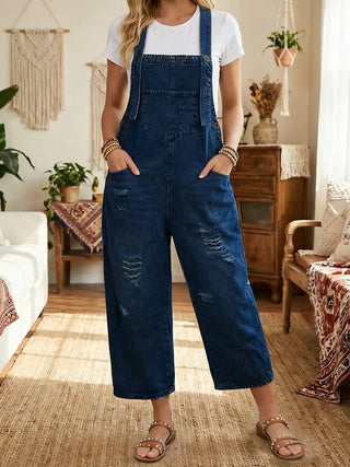 Freja – Vintage Denim Hagebukse