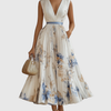 Siena™ - Elegant Plisse Maxi Kjole