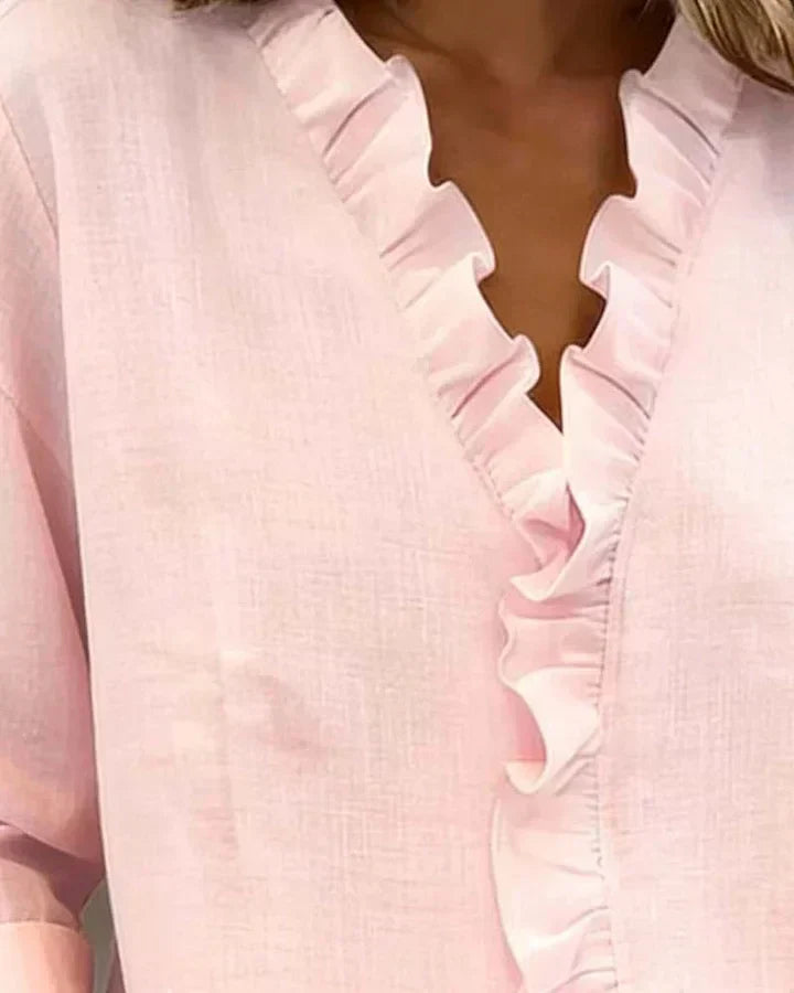 Susan | Elegant Volang Bluse