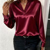 Asta™ – Elegant V-hals Langermet Topp