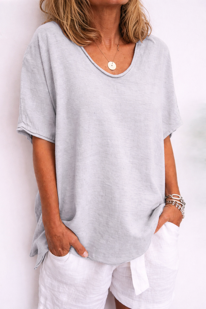 Anna | Komfortabel Løs-Fit Bluse