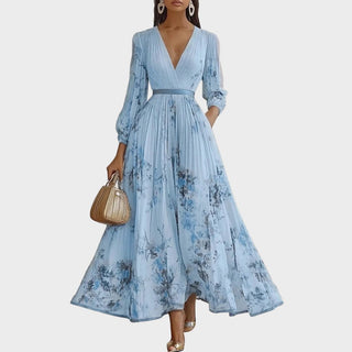 Siena™ - Elegant Plisse Maxi Kjole