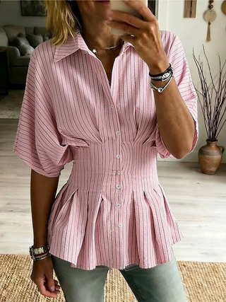 Nora | Lett Kortermet Bluse