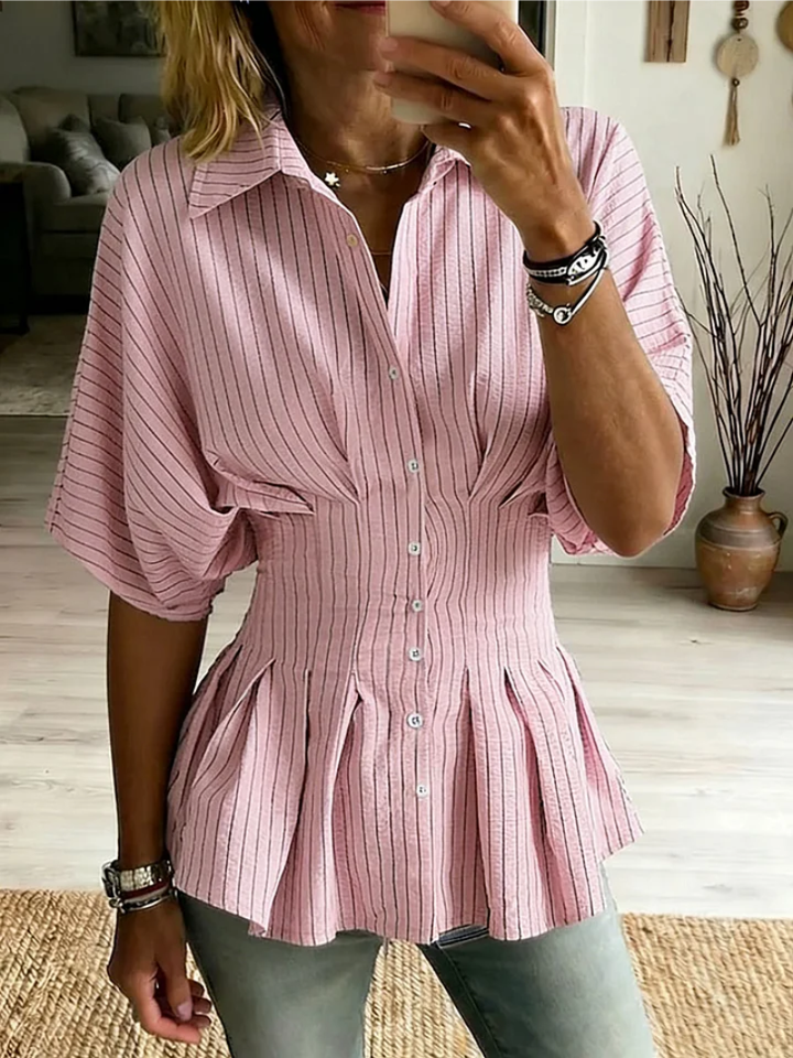 Nora | Lett Kortermet Bluse