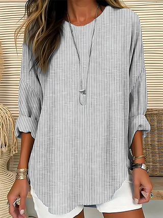 Rhea | Trendy Stripete Bluse