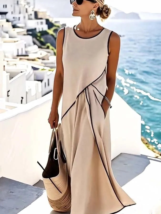Maisy™ - Elegant Ermeløst Kjole