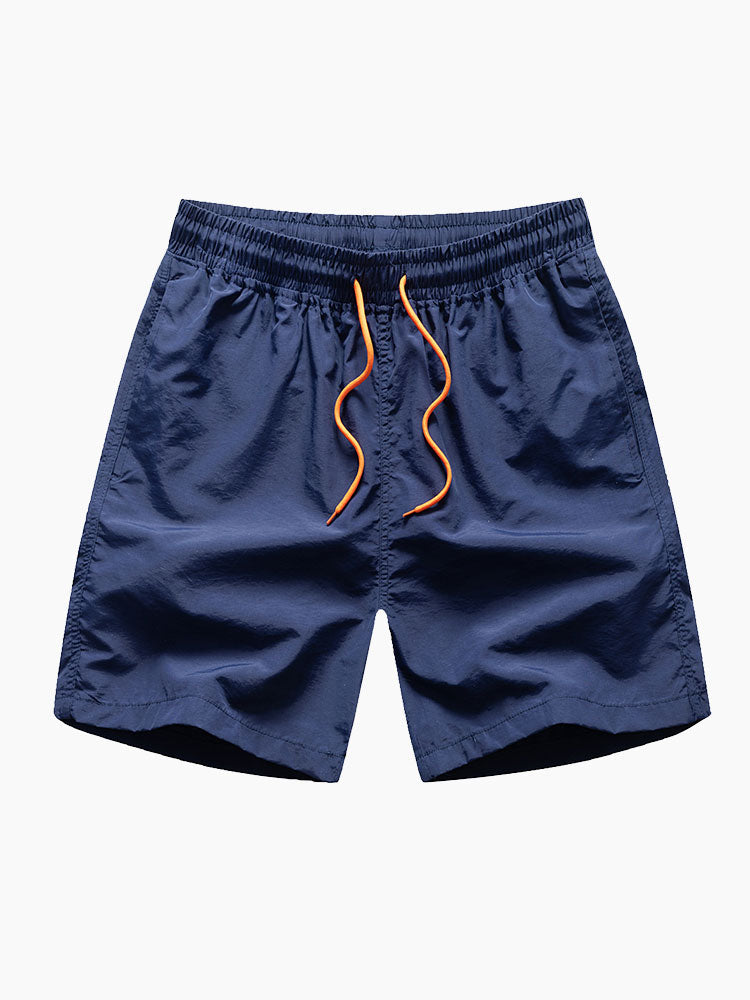 Geometrisk skjorte- og badeshortssett