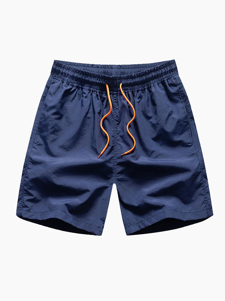 Geometrisk skjorte- og badeshortssett