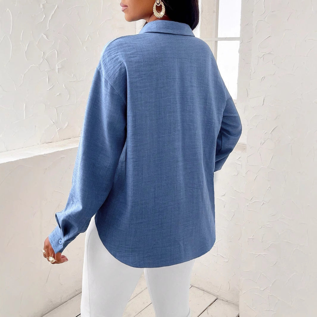 Langermet bluse