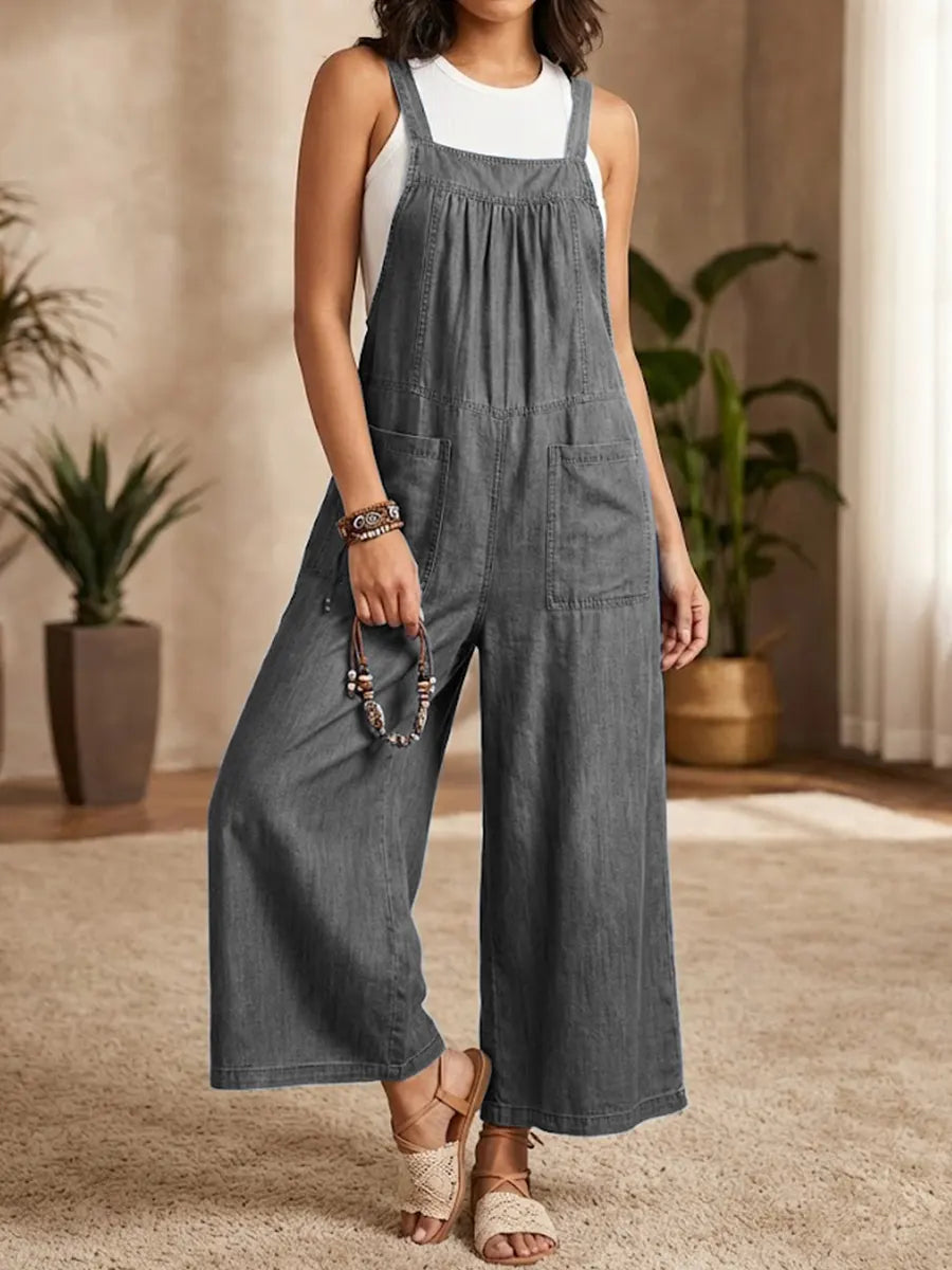Astrid – Komfort Denim Jumpsuit