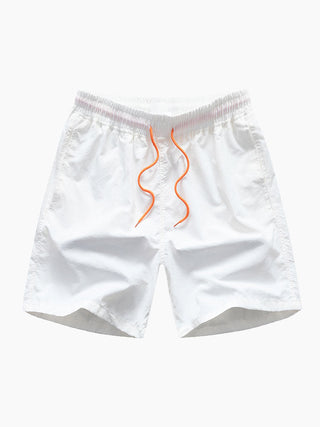 Geometrisk skjorte- og badeshortssett