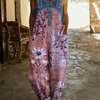 Ellinor – Blomstret Denim Jumpsuit