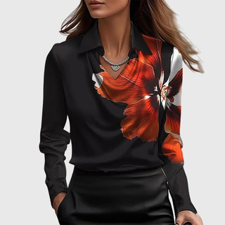 Zoe | Elegant Satinbluse