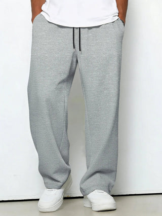 Mathias™ – Drawstring Waffle Knit Avslappede Joggebukser